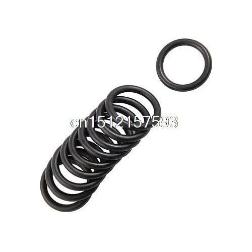 10x Black 38mm OD 5mm Thickness Nitrile Rubber O-ring Oil Seal Gaskets