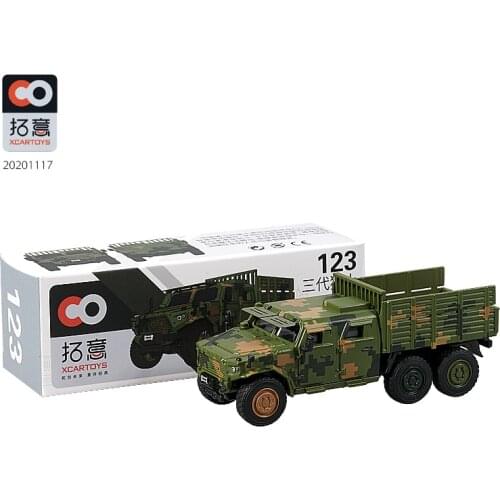 Xcartoys 1:64 DongFeng Mengshi Gen3 6x6 Armored transport China military Vehicle Camouflage green Diecast Model Car