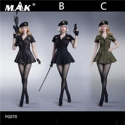 1/6 Female Figure Clothes Accessory FG070 US Military Style Seamless Pantyhose Series Suit tricolor Model for 12'' Action Figure