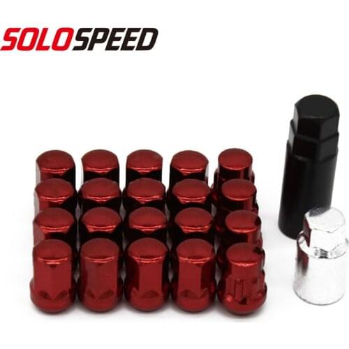 20pcs New Style Wheel Lug Nuts Aluminum Racing Lug Nuts Wheel Screw Nuts with lock