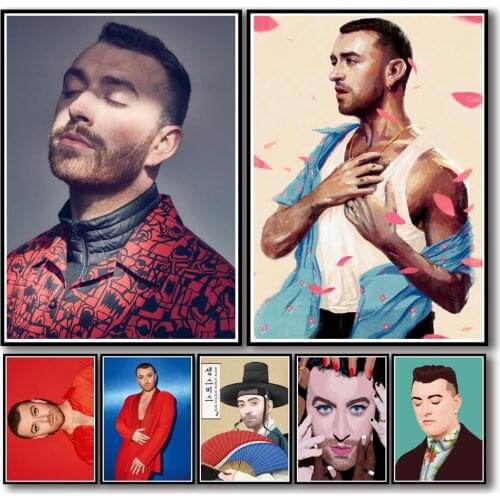 29 Designs Sam Smith Whitepaper Poster Alternative Abstract Art Painting Funny Wall Sticker for Coffee House Bar