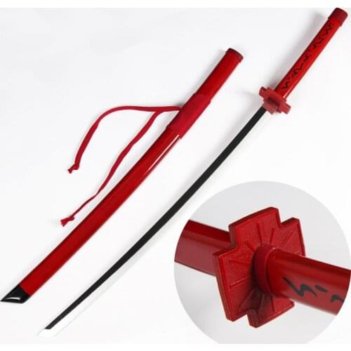 Anime Akame Ga KILL! Sword Cosplay Props Weapons Teigu Murasame Poison Strike Night Raid Sword Red or Black Options 104CM