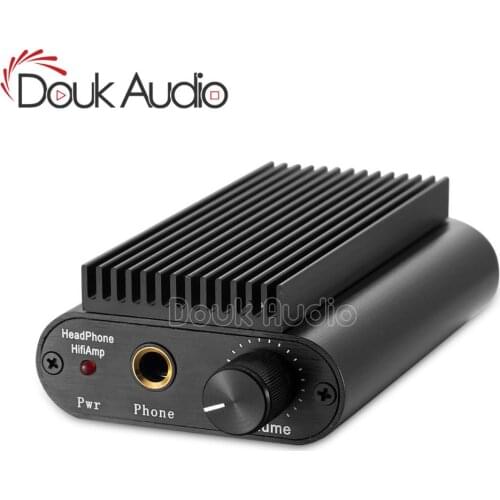 Douk Audio Mini USB DAC Audio Decoder HiFi Stereo Class A Headphone Amp OTG Black Amplifier With 24V Power Supply