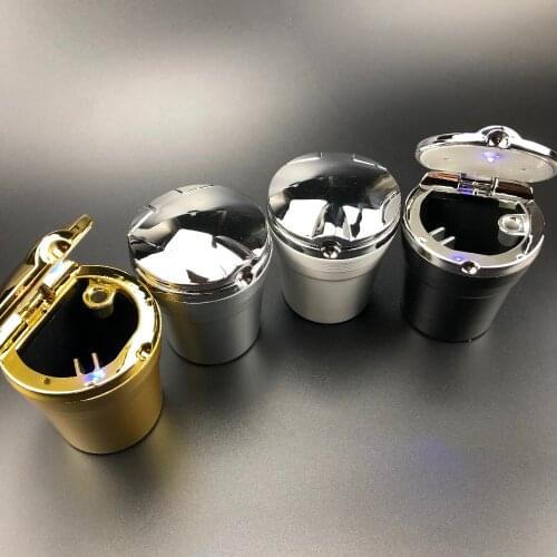 Car Ashtray with LED Blue Light For Maserati GranTurismo Ghibli Levante Quattroporte GranCabrio Alfieri