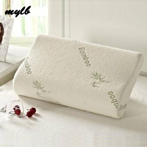 Mylb Sleeping Bamboo Memory Foam Orthopedic Pillow Pillows Oreiller Pillow Travesseiro Almohada Cervical Kussens Poduszkap