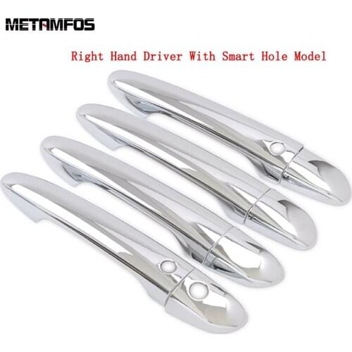 For Mazda Cx-8 Cx8 2017-2020 2021 Chrome Door Handle Cover Molding Trim Protection Cap Sticker Exterior Accessories Car Styling