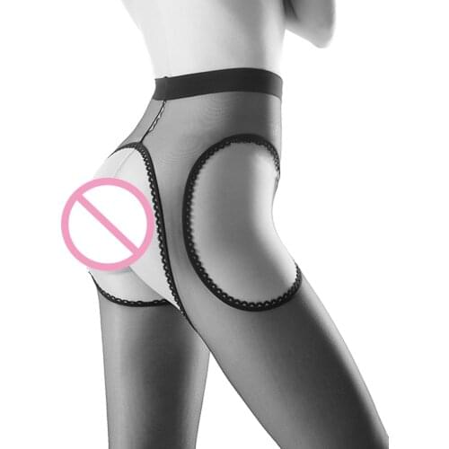 Erotic Body socks Stockings Four-sided opening socks Sexy Open Crotch Tights Women Crotchless Tights Stretchy Sheer Pantyhose