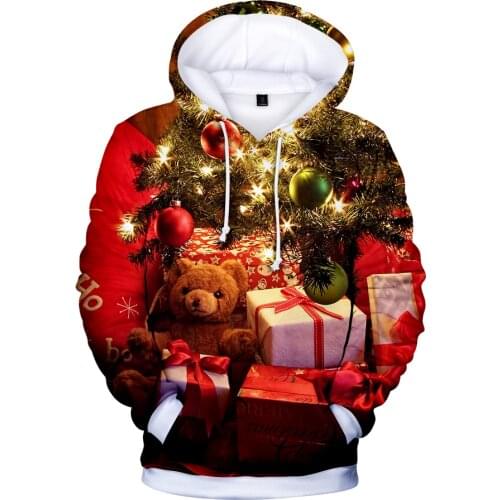 Hot Marry Christmas Hoodies Men Women 3D Sweatshirts Boy/Girl Christmas Hoodie Mens Polluver Hoody Green Design Cap Hooded Top