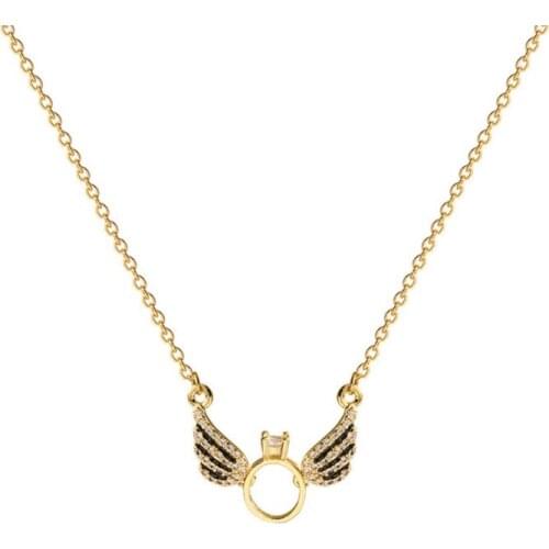 SSN4 925 Sterling Silver Minimalist Triangle Circle Necklace Clavicle Chain Necklace Female Gift