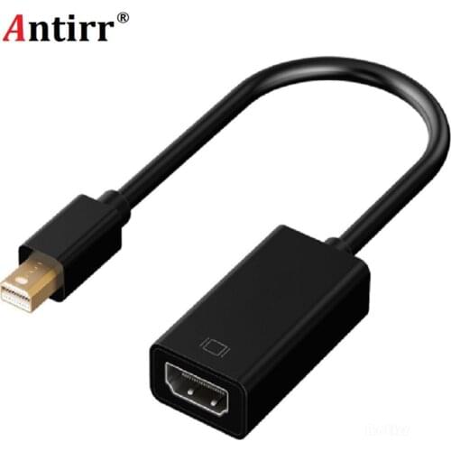 2019 New Thunderbolt Mini DisplayPort Display Port DP Male to HDMI Female Adapter Converter Cable For Apple Mac Macbook Pro Air