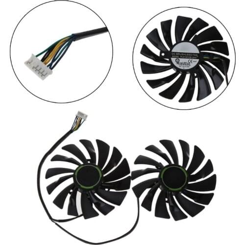95MM PLD10010S12HH 6Pin Graphics Video Card Cooler Fan VGA Fan For MSI GTX970 GeForce GTX 970 Dual Fans Twin Cooling Fan