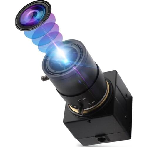 Low Light Camera 2MP 1080P Sony IMX322 2.8-12mm Varifocal CS Mount Lens Industrial Mini USB Webcam Camera for Linux,Windows