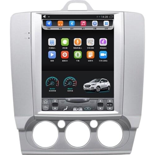 Fit For 2005-2014 Focuss C-Max S-Max Mondeoo Tourneo Transit Connect 10.4 inch Tesla Vertical touch Screen Car GPS Navigation
