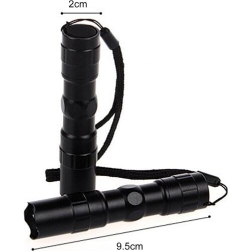 Flashlight Portable Waterproof Metal Stable LED Penlight for Outdoor