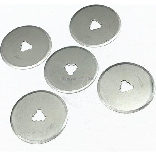 5pc 28mm Rotary Cutter Spare Blade Sewing Quilting Photos Cutters Fits Fabric vinyl Cutting Craft Tools 28mm * 5mm * 0.3mm