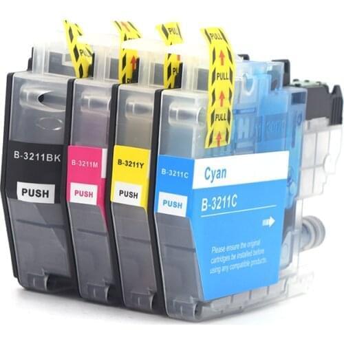 Compatible Ink Cartridge For Brother LC3211 LC3213 Use For Brother DCP-J772DW DCP-J774DW MFC-J890DW MFC-J895DW J572DW J491DW 497