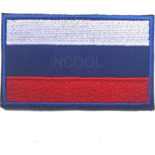 Embroidery/Rubber Patch Russia Flag Russian Patch Tactical Emblem Badges Embroidered/PVC Patches For Jackets Backpack Cap