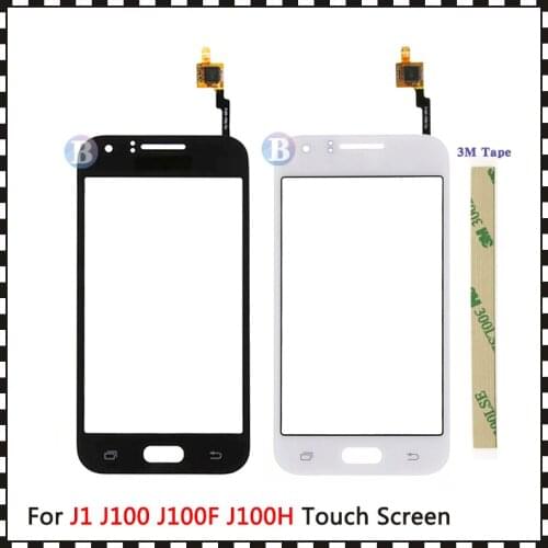 High Quality 4.3" For Samsung Galaxy DUOS J1 J100 J100F J100H Touch Screen Digitizer Sensor Outer Glass Lens Panel Black White