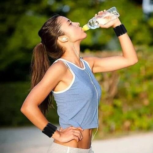 1 Pair Silicone Load-Bearing Bracer Sports Fitness Equipment Adjustable Lead Block Wrist Wear On Arms Legs Portable Equipment