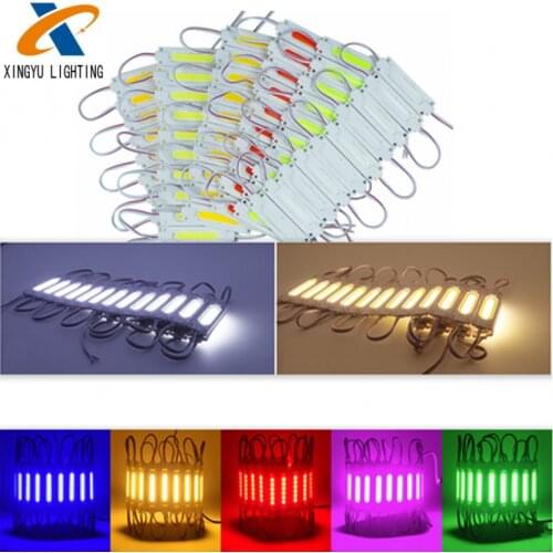 12V LED Module 20pcs COB Module Super Bright String Light with Lens White Waterproof SMD Luminous words LED Advertisemen Design