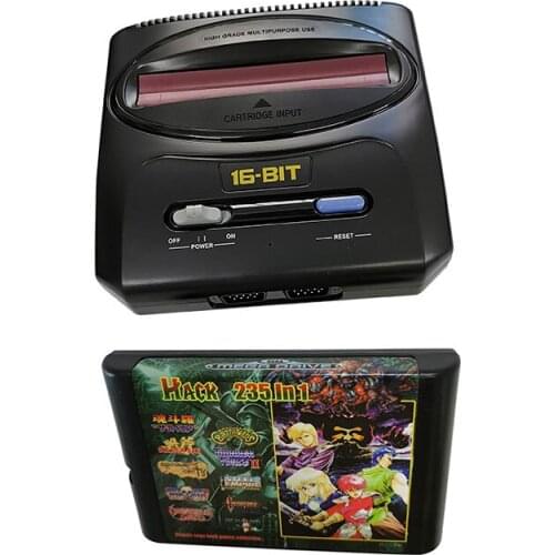 16-Bit Mini Sega Genesis TV Video Game Console With Classic 235 in 1 game console