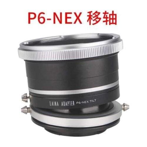 Tilt lens adapter for p6 Pentacon 6/Kiev 60 p60 lens to sony E mount NEX-5/6/7 A7r a7r2 a7r3 a7r4 a9 A7s A6300 EA50 FS700 camera