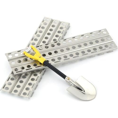 Rc Car accesories Escape Plate and simulated Shovel set for 1/10 RC Crawler TRX4 SCX10 90046 D90 CC01 TF2 RC Car Accessories
