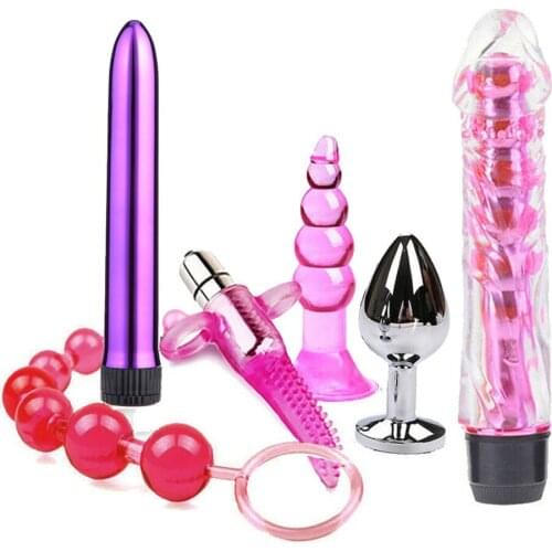 Anal Plug Combination Anal Beads Butt Plug Set G-Spot Anus Stimulator Pleasure Sex Toys For Women Men Prostate Gay Sex Products
