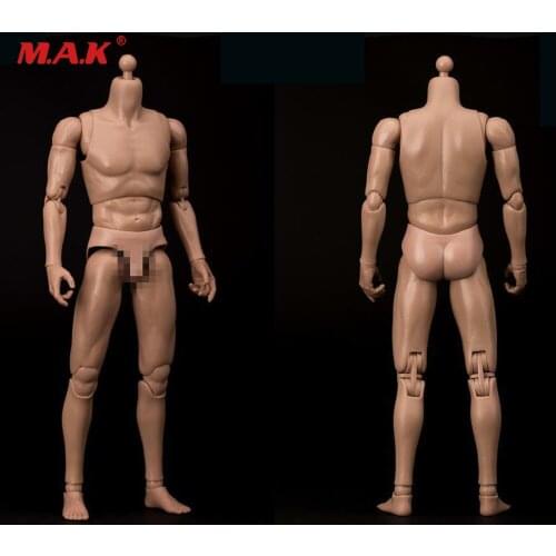 AT011 1/6 Narrow shoulders Male Bodys Muscular Man Body Ver. For 1/6 Man Head sculpt In Stock