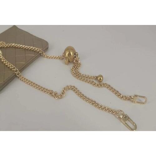 Free shipping DIY bag strap chain Wallet handle purse metal strap chain strap replaced bag strap bag spare parts
