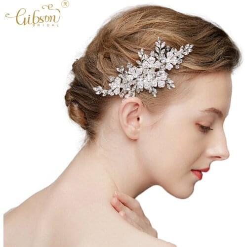 Classic Bridal Hair Comb Crystal Rhinestone Wedding Hair Side Comb Bridesmaid Dress Headpiece Prom Halo