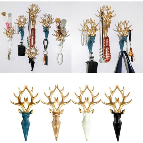 Hat Coat Hooks Vintage Style Deer Wall Mounted Clothing ers