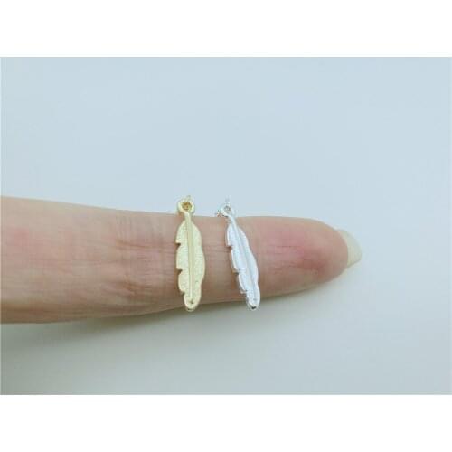 Small Long Leaf Necklace Nature Tree Pot Leaf bracelet Fallen Feather Leaves Vine Olive bracelet Grass plant charm jewelry