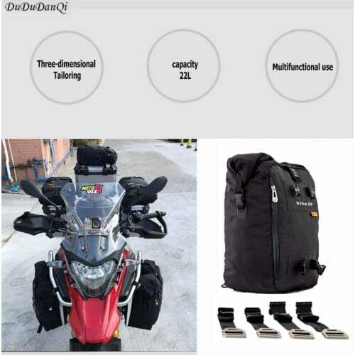 Motorcycle Tail Bag Motorcycle Rear Seat Bag 22L Waterproof Luggage Backpack Motorcycle Side Box Bag R1200GS R1250