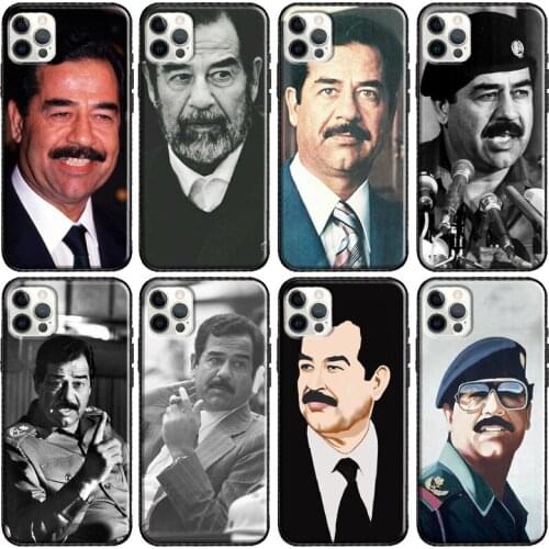 Saddam Hussein Iraq Arabic Soft Case For iPhone 11 Pro Max 12 mini X XR XS MAX 6 6S 7 8 Plus SE 2020 5S Phone Cover