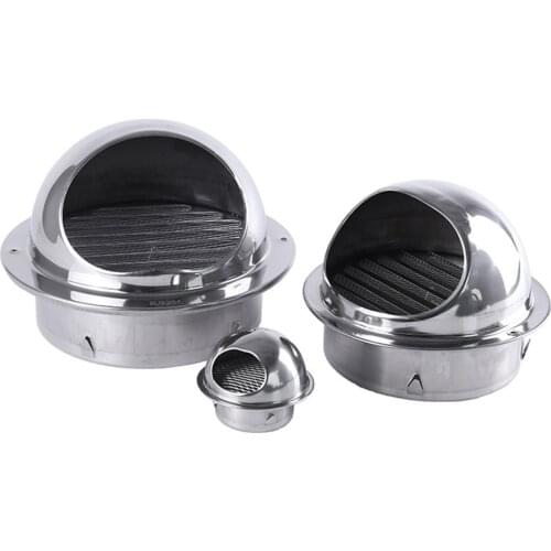 Stainless Steel Wall Ceiling Air Vent Ducting Ventilation Exhaust Grille Cover Outlet Heating Cooling Vent Cap Waterproof