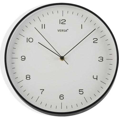 Wall Clock Plastic (4,5 x 31,5 x 31,5 cm) Black