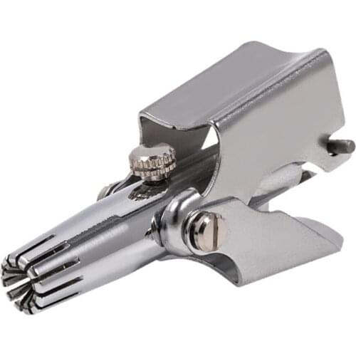 Stainless steel Nose Hair Trimmer Ear Vibrissa Razor Manual Rhinothrix Cutter Nariz Nasal Shaver Washable HT Tragi Scissors