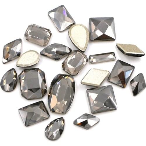 New arrival 20pcs/bag High quality k9 glass flatback nail rhinestones for DIY nail art/clothing
