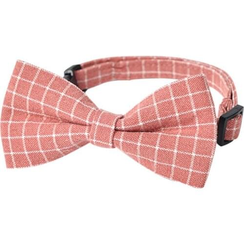 New Bow Tie Collar Small Cats and Dogs Adjustable British Style Bow Tie Pet Accessories