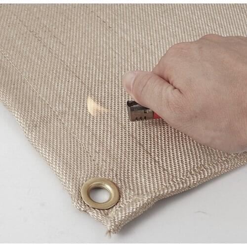 Camping Fireproof Cloth Grill Mat Picnic Barbecue Heat Insulation Pad Flame Retardant Glass Fiber Outdoor Blanket