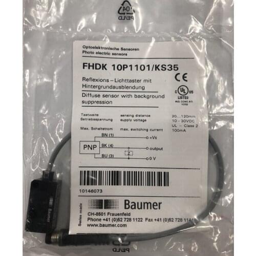 Original Baumer switch FHDK 10P5101/S35A FHDK 10P1101/KS35 Brand new and original