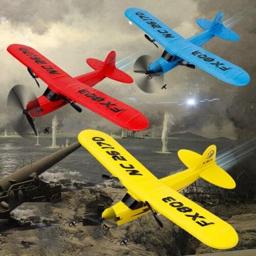 FX-803 2.4G 2CH Remote Control Glider Fixed Wing RC Children Foam Plane Toys