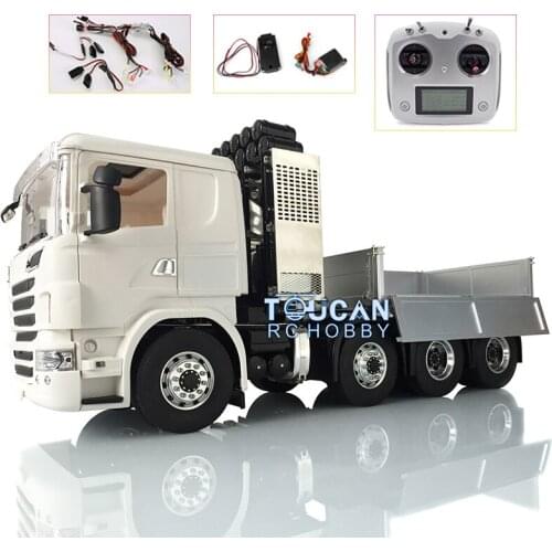 1/14 Hercules R730 Sca Cabin LESU Metal Chassis 8*8 RC Tractor Truck W/ Radio THZH0685-SMT3