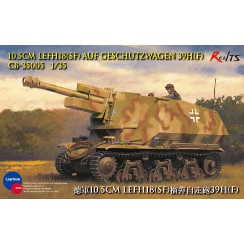 RealTS BRONCO CB35005 1/35 10.5cm lefh18(sf)auf geschutzwagen 39h(f)
