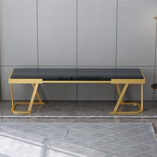 Light luxury Nordic creative shoe changing stool modern minimalist bed end stool home entrance bench entrance sofa stool bar sto