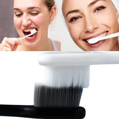 Super Soft Floss Bristle Toothbrush For Oral Care Ultra Fine Micro-Nano Tooth Brush For Sensitive Fragile Gums Deep Cleaning