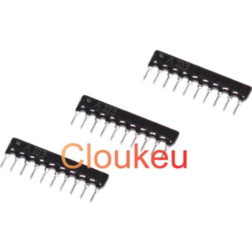 DIP Network Resistance A10 102J 1K A472J 4K7 A103J 10K 5% 10pin