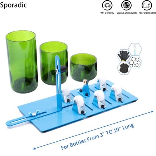 Glass Tool Roller Glass Cutter For Stained Glass Bottle Glass Cutter Square And Round Wine Beer DIY Glass Cutter Hand Tools