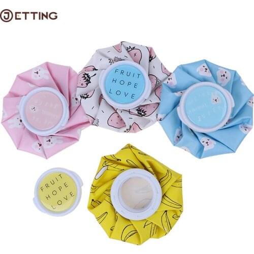 Ice Bag Cartoon Cold Hot Water Bag Reusable Ice Bag Cup Cold Therapy Pain Relief Heat Pack Injury First Aid Health Care Supplies